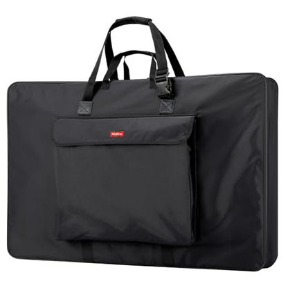 Nicpro Large Art Portfolio Bag 36 x 48 in, Nylon Artist Storage Case | Adjustable Shoulder Strap, Waterproof Carrying Bag for Professional Artwork Sketch Drawing Canvas Photography Poster - size: 36 x 48 inches