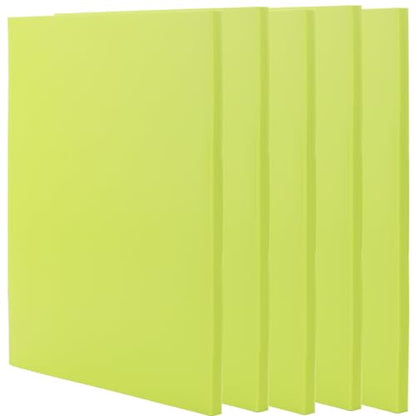 5 PCS Green A4 Rubber Carving Blocks, 8.3 x 11.8 Inch Large Stamp Block, Soft Rubber Stamping for Printmaking, Linoleum for Engraving Crafts - color: Green