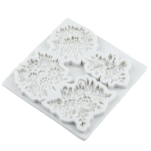 Flower Polymer Clay Mold Daisy Flower Leaves Silicone Molds - color: Style H