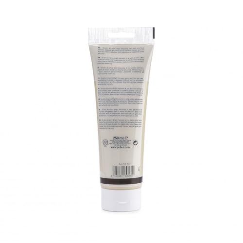 Pebeo Studio Acrylics High Viscosity, Fine Acrylic, 250 ml - Buff Titanium - color: Buff Titanium