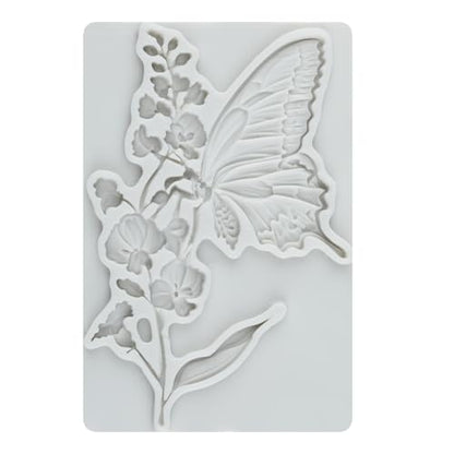 Butterfly Silicone Mold Flower and Butterfly Polymer Clay Molds - color: Style E