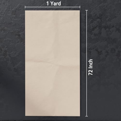 PHOENIX Unprimed Canvas Fabric by The Yard - 72 Inch x 1 Yard (3ft) 10 oz Heavy Duty Cotton Duck Cloth for Oil & Acrylic Painting, DIY Stretching and Professional Art Projects - size: 72" x 1 yard