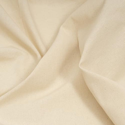 Cotton Canvas Fabric Roll Painting - 7 Oz, 60" Wide, 3 Yards Long, 100% Cotton Canvas Unprimed, Unstretched Duck Cloth for Artists & DIY Projects - Multipurpose Drop Cloth of Painting (3 Yards)