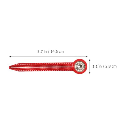 Woodworking Compass Tool Portable Aluminum Alloy Hole Ruler Circle Drawing Ruler Precision Marking Gauge 5.74In for Carpentry Engineering Design