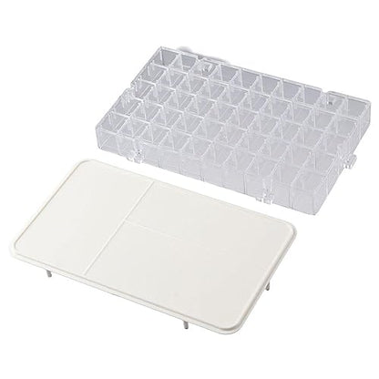 HomeSoGood 50-Well Watercolor Palette Box,Airtight Stay Wet and Leak Proof Painting Palette Watercolor Painting Pallet for Oil Paint, Gouache