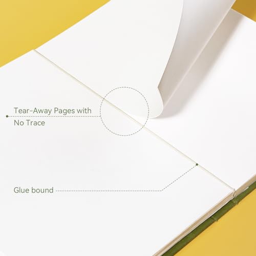 Arrtx A4 Sketchbook, Lay Flat Hardcover Sketch Book(120 Pages) 180GSM/90lb, Acid-Free Art Sketchbook for Artist, Students and Beginners - size: A4