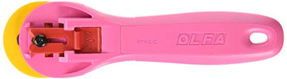 Olfa 1132645 45mm Fairy Floss Pink Splash Rotary Cutter, Multicolor