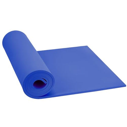 Do²ping Blue Eva Foam Sheets roll, 6mm eva Craft Foam 49''x13.9'' High Density 86kg/m3 for Cosplay - color: Blue, size: Thickness 6mm