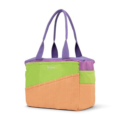Soolla Studio Bag: Art Supply Storage Organizer & Pottery Tool Bag, Washable Tote, Yarn Bag, Crochet, 30 Pockets, 15+ Colors - color: Sarah Anderson
