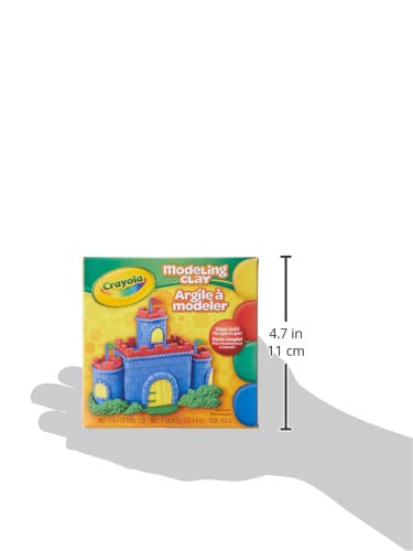 Crayola Modeling Clay, 4 Classic Colors (16 oz), Art and School Supplies for Kids, Gifts for Boys & Girls