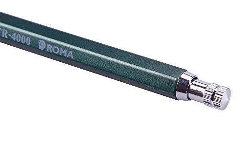 4.0mm Lead Holder Sketching Mechanical Pencil Retractable Drawing Charcoal Pencil Automatic Sketch Pencil with Gift Box for Students Artists Beginners Engineers Graphing Crafting School Art Supplies - color: 4.0mm Green Merchanical Pencil with Gift Box