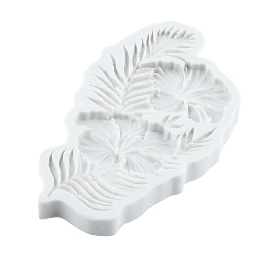 Flower Polymer Clay Molds Hibiscus Flower Silicone Mold - color: Style C
