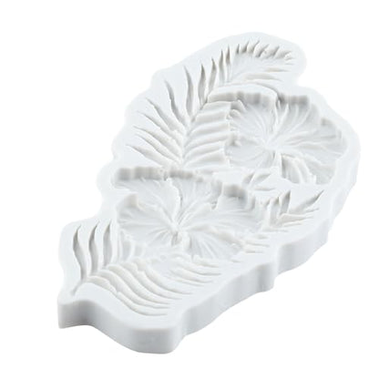 Flower Polymer Clay Molds Hibiscus Flower Silicone Mold - color: Style C