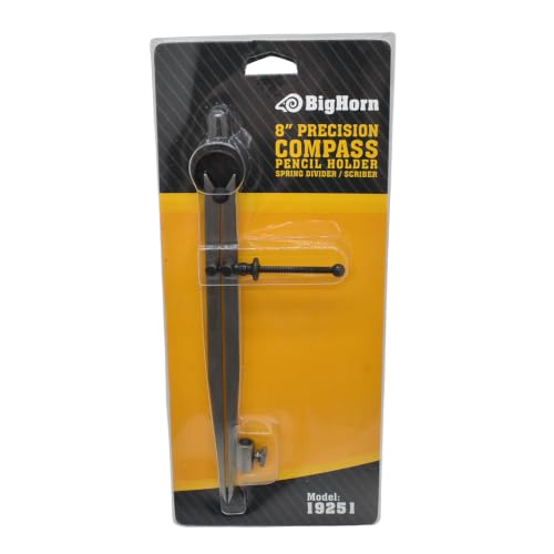 Big Horn 19251 8" Precision Compass Pencil/Divider/Scriber