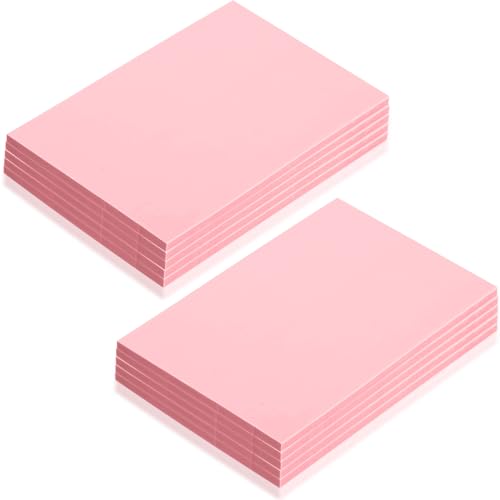 10 Pcs 4" x6“ Pink Rubber Art Soft Linoleum Carving Block, Rubber Crafts Linocut Block for Printmaking,Stamp Carving Block - size: 10