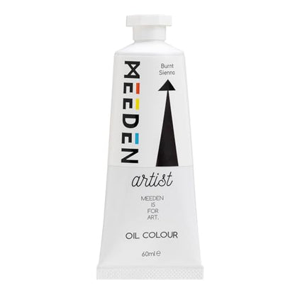 MEEDEN Artist Grade Oil Paint: Burnt Sienna - 60ml/2oz Tube | Professional Art Paints and Supplies for Canvas Painting - color: Burnt Sienna, size: 2 Fl Oz (Pack of 1)