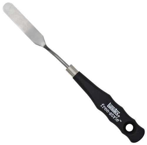 Liquitex Professional Freestyle Small Painting Knife, No. 8 | Rustproof Stainless Steel Knife Blade, Non-Slip Ergonomic Handle for Grip, Riveted Handle for Durability - size: Small, style: No. 8