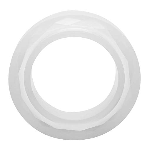 Bracelet Silicone Resin Molds, Clear Round Silicone Bangle Mold for Making DIY Crafts Supplies Polymer Clay Crafting