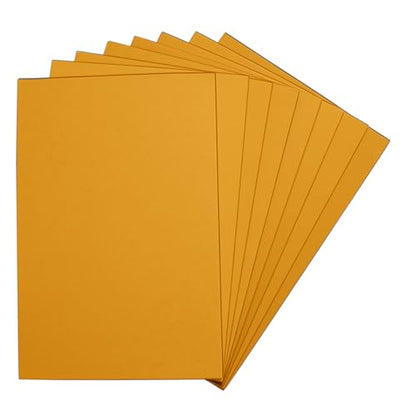 Mustard EVA Foam Sheets, 6 x 9 Inch, 2mm Thick – Foam Paper for DIY Arts and Crafts, School Projects, and More – 8 Pack - color: Mustard