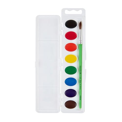 Crayola Washable Watercolors, Kids Paint Set, 8ct