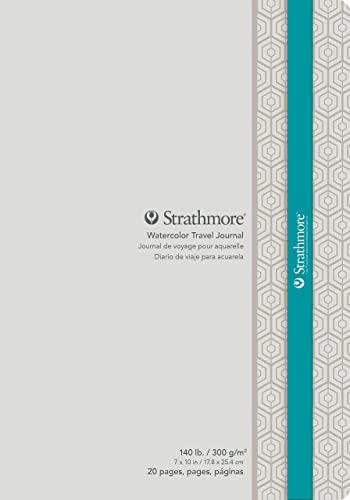 Strathmore Watercolor Travel Journal, 7" x 10", White - color: White, size: 7" x 10"