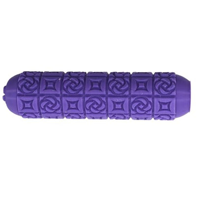 Potterraccoon Celtic Knotwork Clay Texture Roller & Stamp Set - 4.7in Polymer Tools for Crisp Detailed Patterns - USA-Made Non-Stick Tool Set for Ceramic & Clay