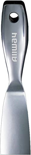 ALLWAY UX15F Premium One-Piece Flex Stainless Steel Putty Knife, 1.5" | Ergonomic Handle, Built-in Hammer End - size: 1.5"