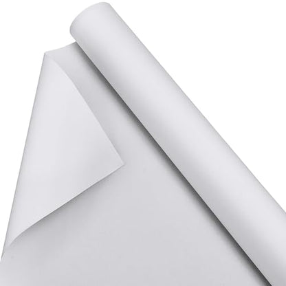 Kinlop 36 Inch x 40 Feet Double Primed Cotton Canvas White Canvas Roll for Oil and Acrylic Paint - color: White, size: 36 Inch X 40 Feet