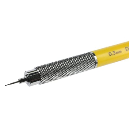 Alvin, Draft-Matic Mechanical Pencil, 0.3mm, Stainless Steel Drawing and Design Tool for Students and Professionals, Great for Drafting, Architecture, Engineering, and Art - color: Yellow