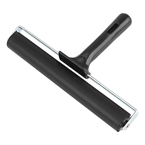 7.9 Inch Soft Rubber Brayer Roller for Print, Tape, Wallpapers, Scrapbooks | Wallpaper Roller, Art Craft Oil Painting Tool, Speedball Brayer