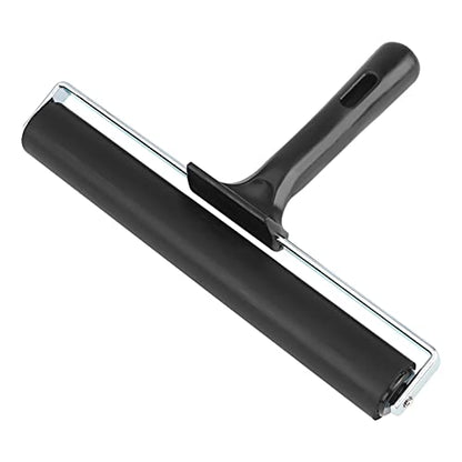 7.9 Inch Soft Rubber Brayer Roller for Print, Tape, Wallpapers, Scrapbooks | Wallpaper Roller, Art Craft Oil Painting Tool, Speedball Brayer