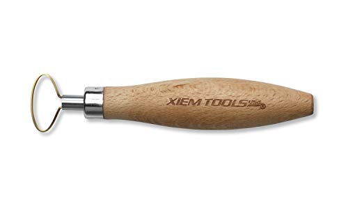 Xiem Tools USA Titanium-Fused Trimming Tools for Pottery and Ceramics (Medium Oval) - size: Medium Oval
