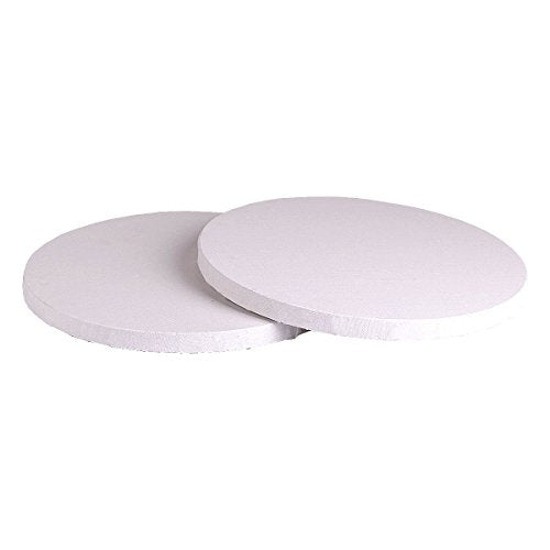 Transon 12inch Artist Round Canvas Primed Stretched Canvas Ready for Painting Pack of 2 - size: Round 2PCS