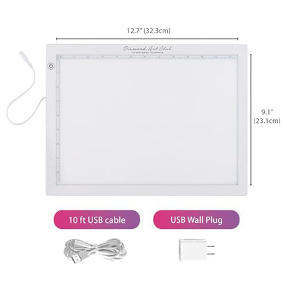 DIAMOND ART CLUB A4 Light Pad for Diamond Painting - color: A4 Light Pad