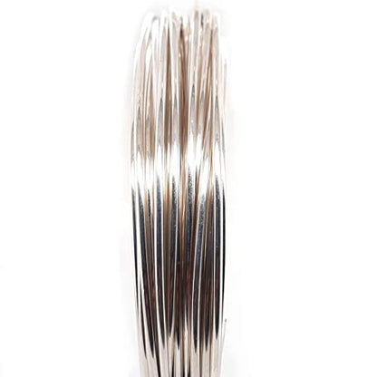 925 Sterling Silver Wire, 18 Gauge, Round, Dead Soft, 15FT by CRAFT WIRE | Sterling Silver Wire for Jewelry Making, Wire Wrapping, Solid 925 Sterling Silver, High Quality Made in USA - size: 18 Gauge, style: 15 Feet