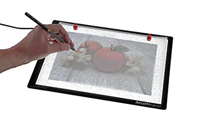 Acurit Artist LED Light Up Tracing Pad, for Tattoo Drawing, Streaming, Sketching, Animation, Stenciling