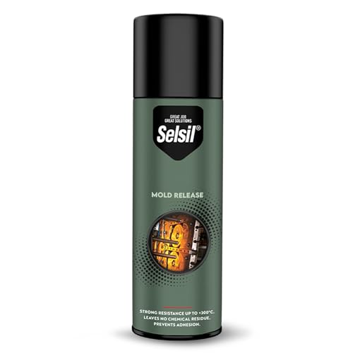 SELSIL Silicone Mold Release Aerosol Spray (13.5 fl oz) Professional Resin Mold Releaser, Non-Stick, Fast-Drying & Easy Mold Removal, (Pack of 1)