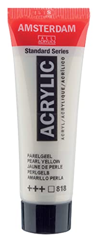 Amsterdam Standard Series Acrylic Tube 20ml Pearl Yellow 818 (17048180) - color: Pearl Yellow, size: 0.67 Fl Oz (Pack of 1)