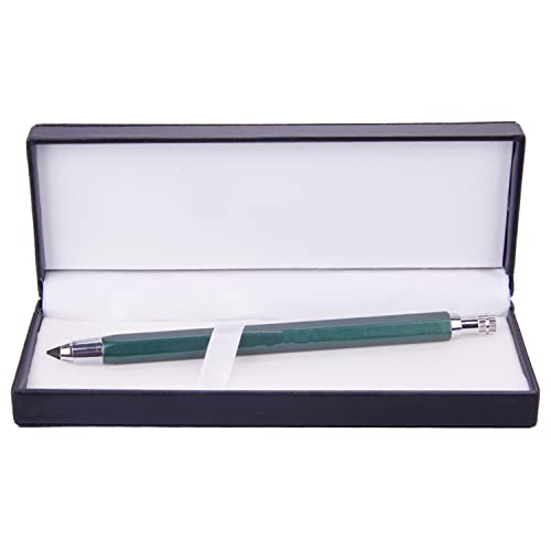 4.0mm Lead Holder Sketching Mechanical Pencil Retractable Drawing Charcoal Pencil Automatic Sketch Pencil with Gift Box for Students Artists Beginners Engineers Graphing Crafting School Art Supplies - color: 4.0mm Green Merchanical Pencil with Gift Box