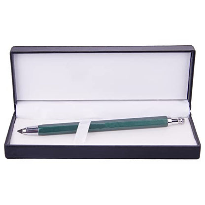 4.0mm Lead Holder Sketching Mechanical Pencil Retractable Drawing Charcoal Pencil Automatic Sketch Pencil with Gift Box for Students Artists Beginners Engineers Graphing Crafting School Art Supplies - color: 4.0mm Green Merchanical Pencil with Gift Box