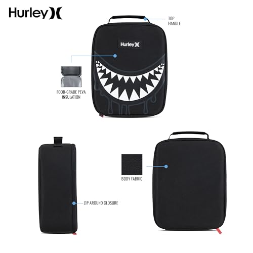 Hurley Men's Insulated Lunch Tote Bag - color: Blue Lazer
