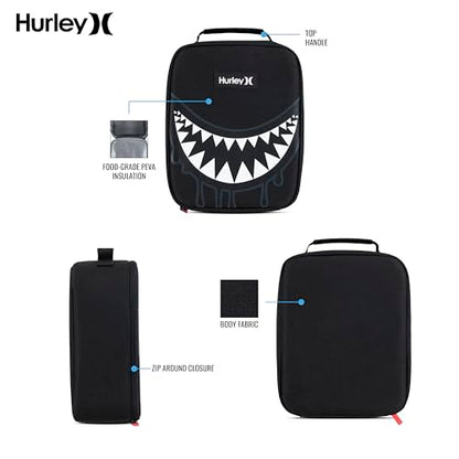 Hurley Men's Insulated Lunch Tote Bag - color: Blue Lazer