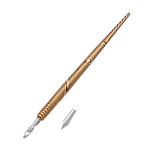 Professional Manga Gothic Pen Dip Pen Calligraphy Drawing Pen Kit, 7 Pen Holders Handles, 12 Nibs (7 Fountain Pen Nib, 5 Flat Nib) - 7 Pcs C - color: 7 Pcs C