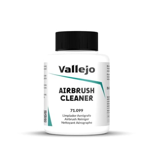 Vallejo - Airbrush Cleaner for Acrylic Paints 85 ml. (2.87 fl.oz.) - size: 2.87 Fl Oz (Pack of 1)