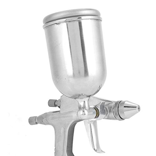 HEEPDD K3 Airbrush Kit, 40MPa Spray Gun | Type Feed Spray Air Brush Set, 351L/m Rate, with Metal Pot and Brush, For Cake Tattoo Face Body Painting