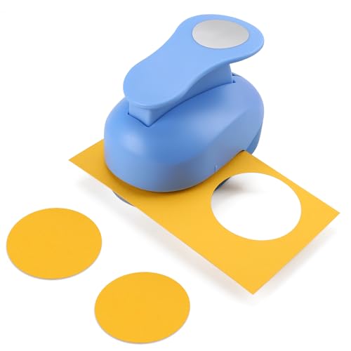 2 Inch Circle Punch - Creates Perfect Circles Every Time, Handmade Scrapbooking Tool for Card Making, DIY Photo Albums, Invitations & Decorations - size: 2 Inch