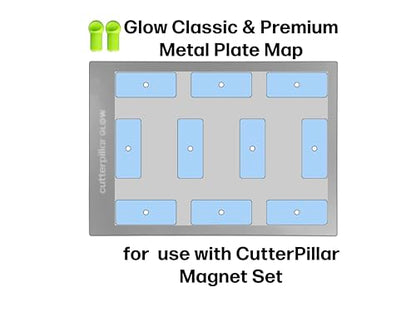 Cutterpillar Glow Classic Light board — LED Light Board & Cutting Mat — 13"×19" — 4 Brightness Levels, Non-Slip, Self-Healing & Magnetic Compatibility — For Quilting, Sewing, Tracing & Paper Crafts - style: Glow Classic