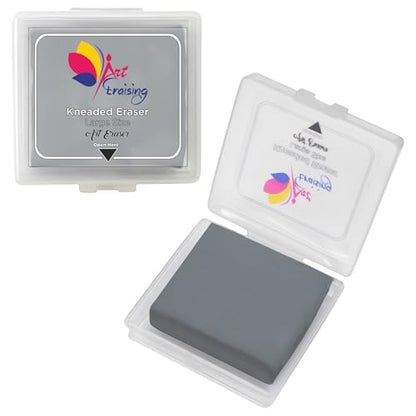 Kneaded Erasers for Artists for Drawing Art, Large Size Grey Kneadable Eraser for Drawing Artists, Art Supplies, Art Gum Erasers for Charcoal Pencils, Sketching Supplie
