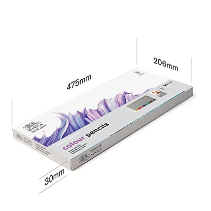 Winsor & Newton Studio Collection, Colour Pencil Box Set of 50 - style: 50 Color Pencils