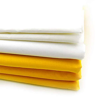 INTBUYING Silk Screen Mesh Screen Printing Mesh Fabric 200 Mesh (80T) Yellow 3 Yards Long 63 Inches Wide - color: 200 Mesh (80t) Yellow, size: 63-Inches-Wide